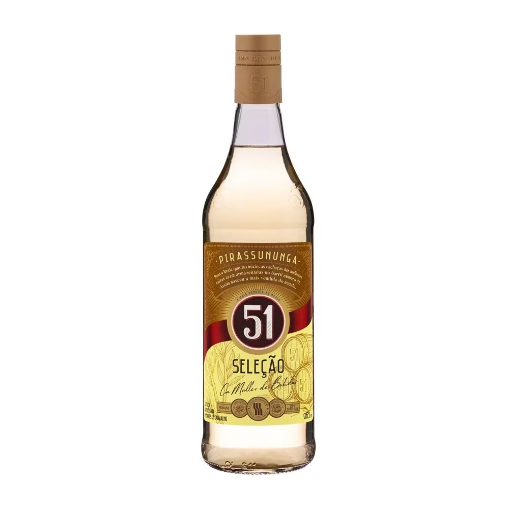 Cachaca 51 Selecao 965ml