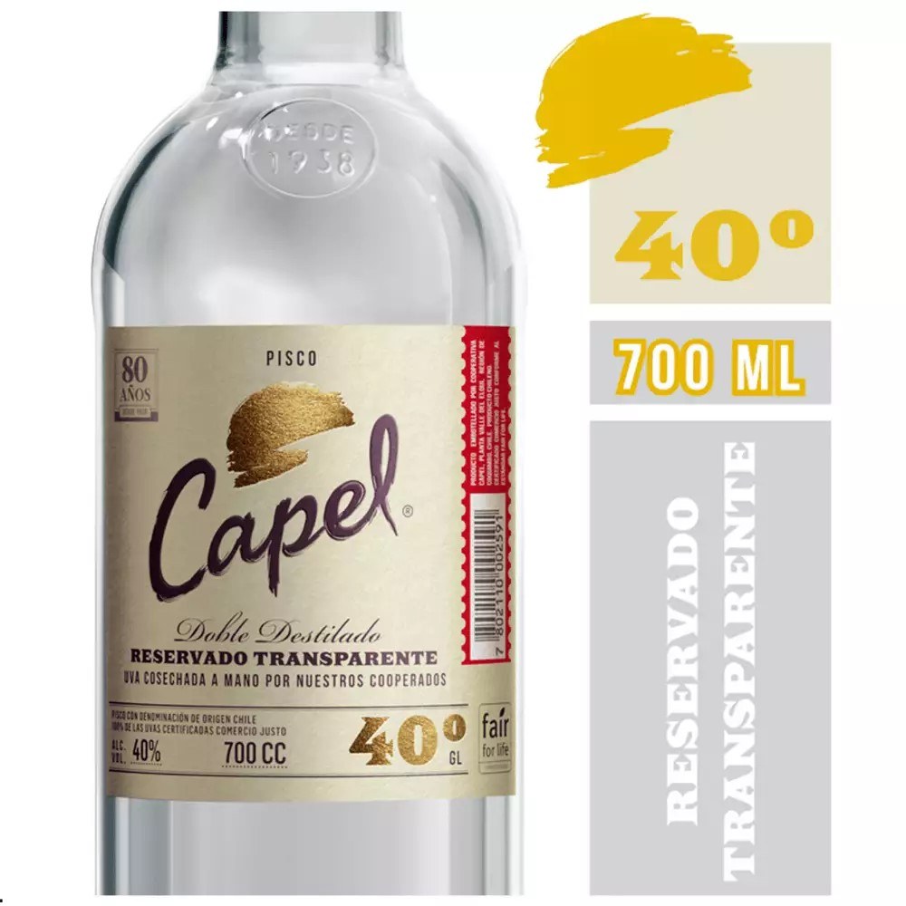 Pisco Capel Doble Reservado 700ml