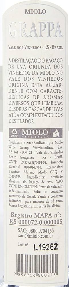 Grappa Miolo 500ml