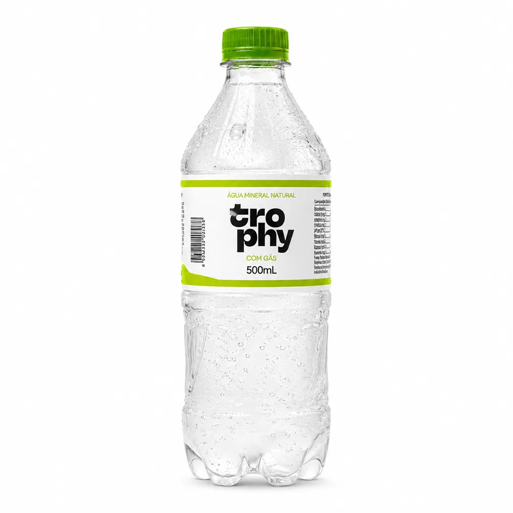 Agua Mineral Trophy Com Gas 500ml