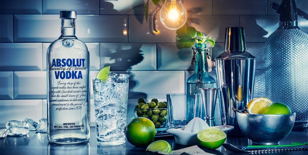 Vodka Absolut Natural 1000ml