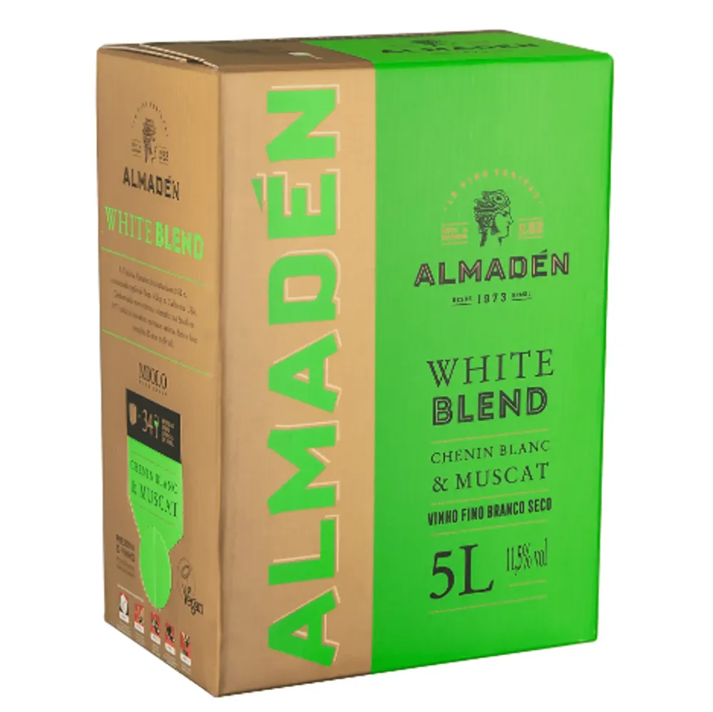 Vinho Almaden Branco Seco White Blend Chenin Blanc & Muscat 5L