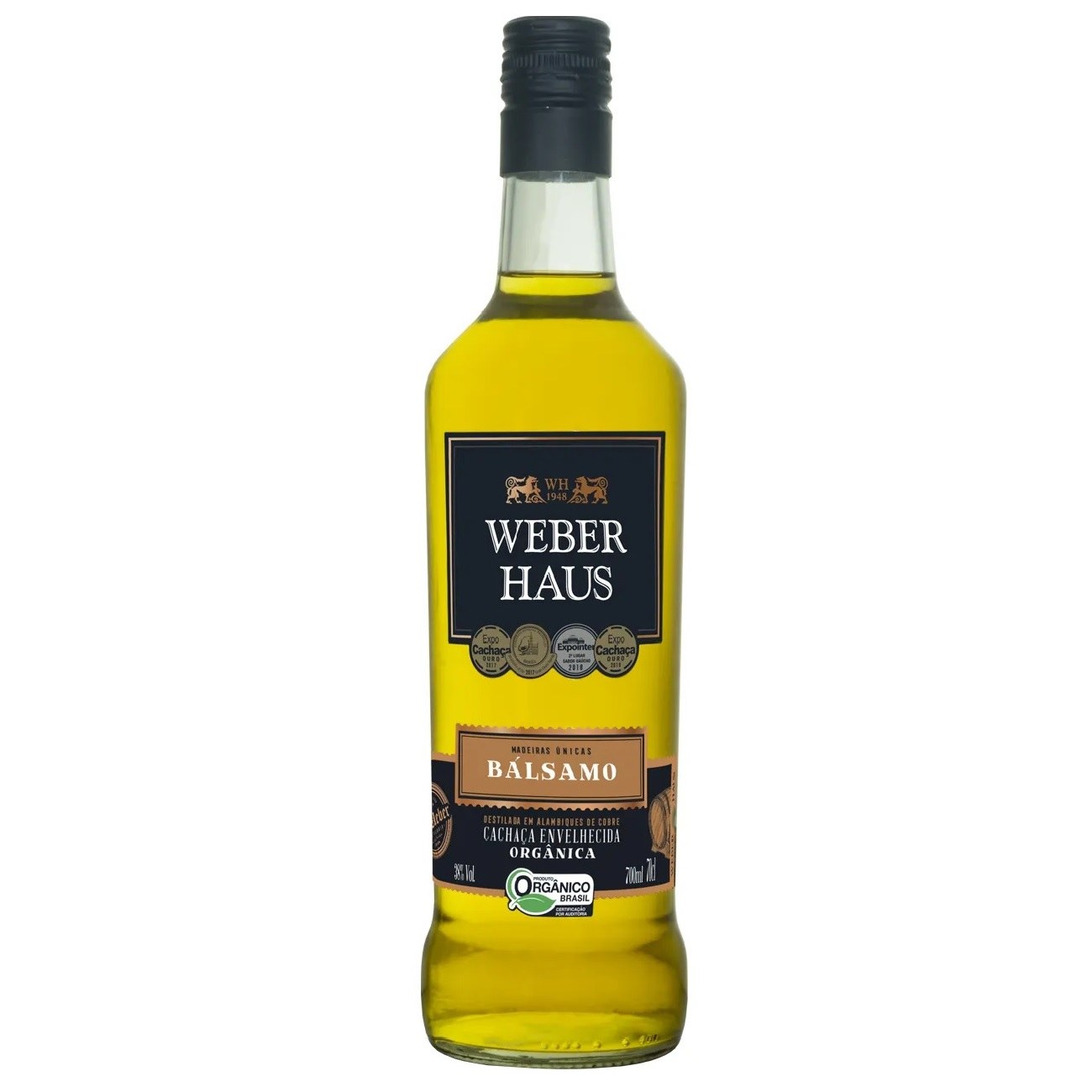Cachaca Weber Haus Organica Envelhecida Balsamo 700 ml
