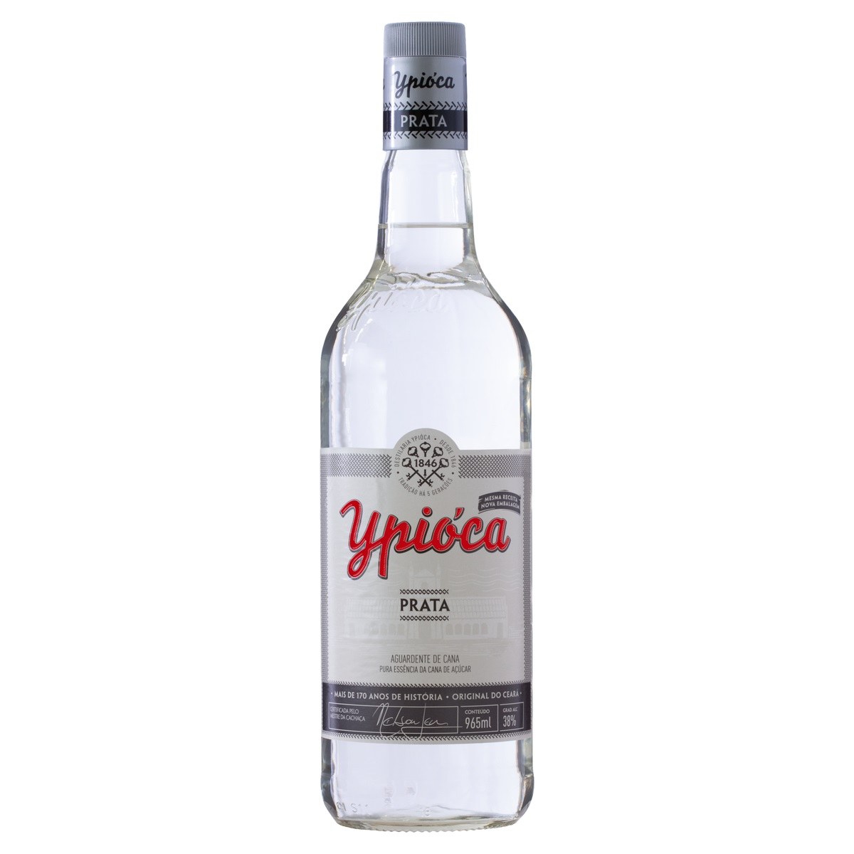 Cachaca Ypioca Prata 965ml