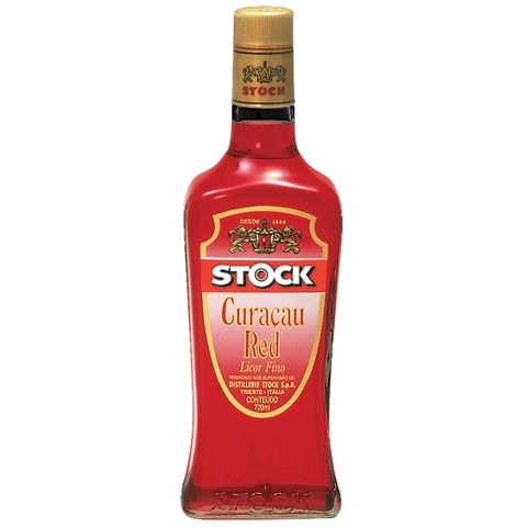 Licor Curaçau Red Stock 720Ml