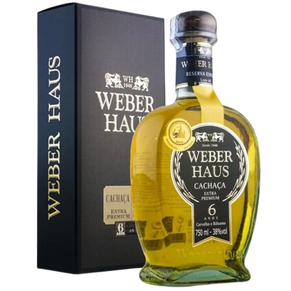 Cachaça  Weber Haus Extra Premium 6 anos 750 Ml