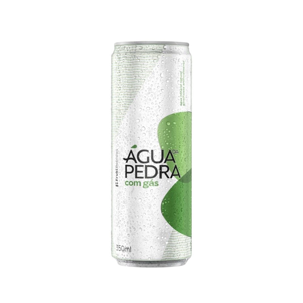 Agua da Pedra Com Gas Lata 350ml