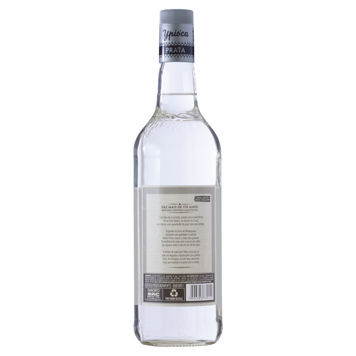 Cachaca Ypioca Prata 965ml