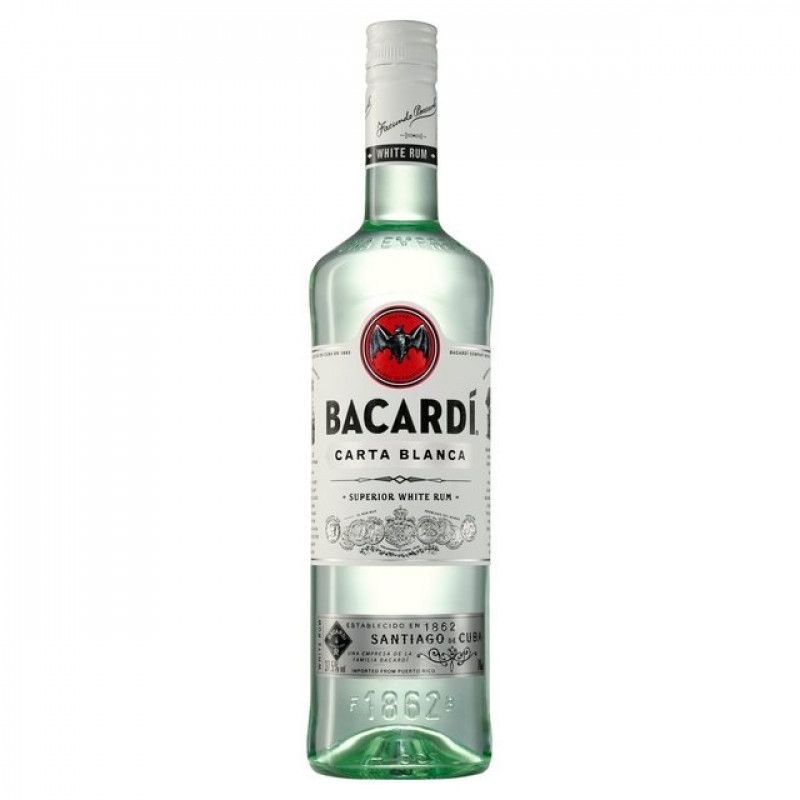 Rum Bacardi Carta Blanca 980ml
