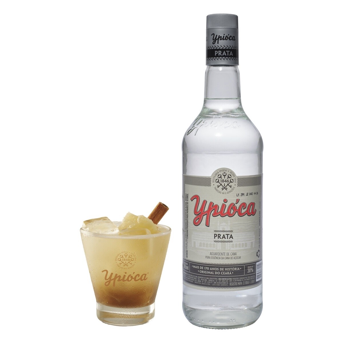 Cachaca Ypioca Prata 965ml