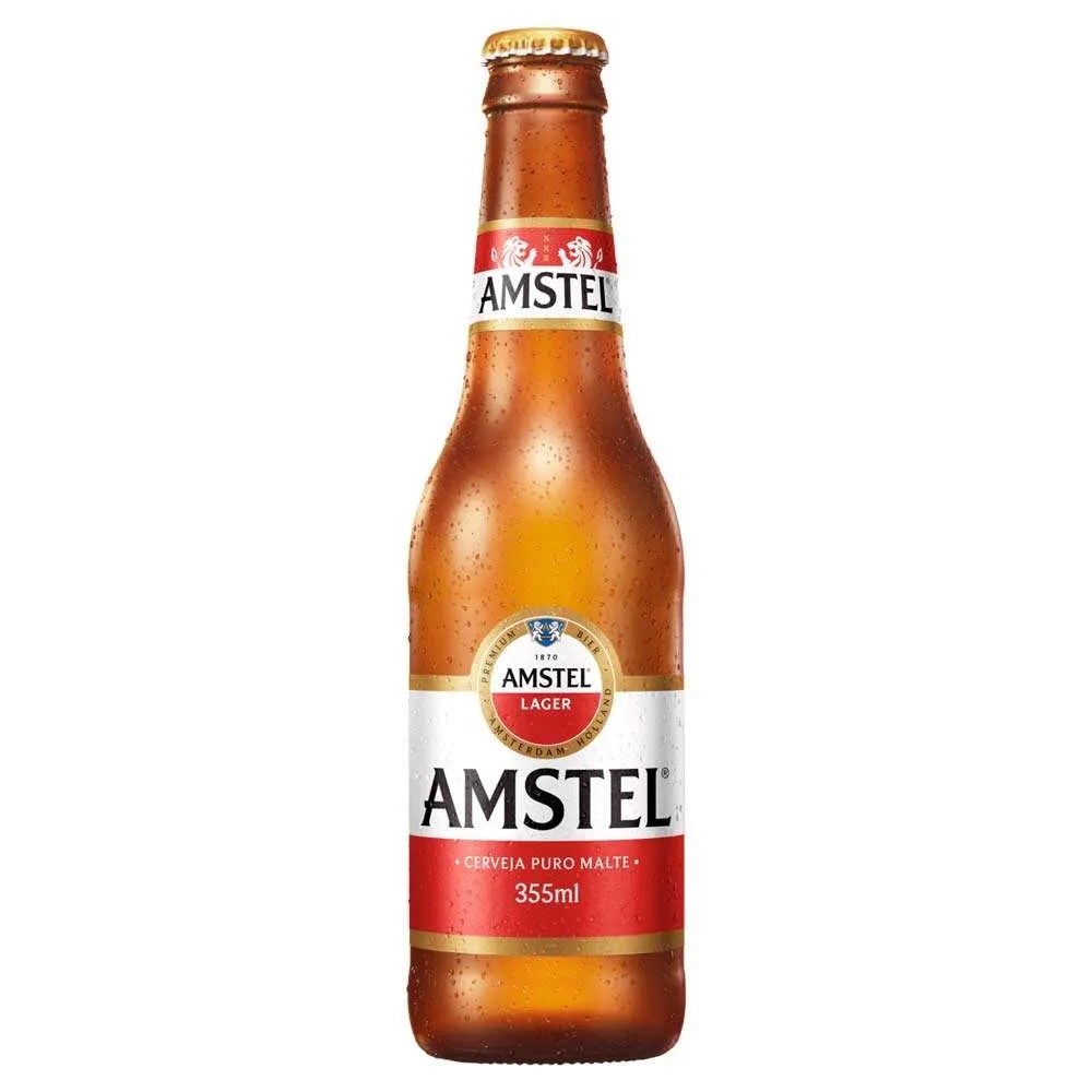 Cerveja Amstel Lager Long Neck 355ml
