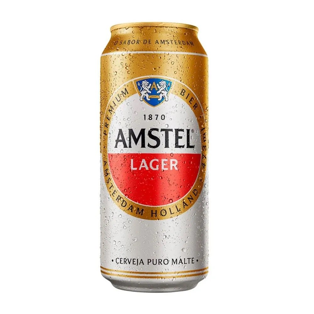 Cerveja Amstel Lager Lata 473ml