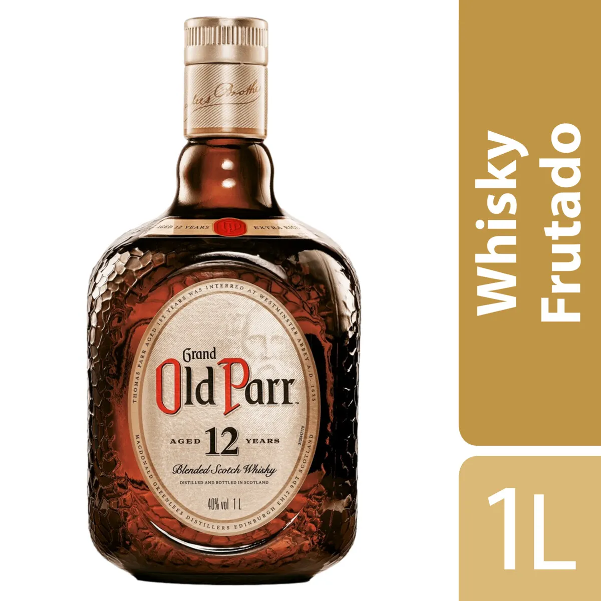 Whisky Old Parr 12 anos 1L