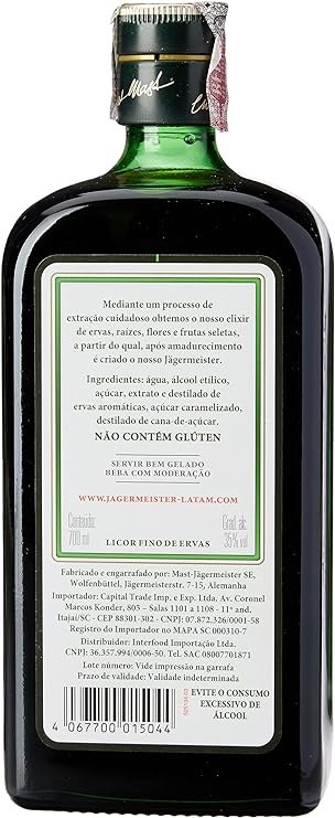 Licor Jagermeister 700 ml