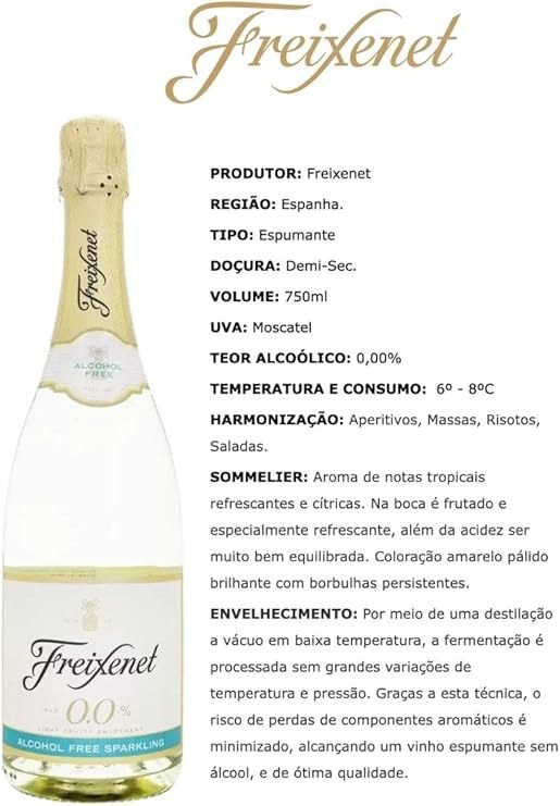 Espumante Freixenet Desalcolizado 750ml