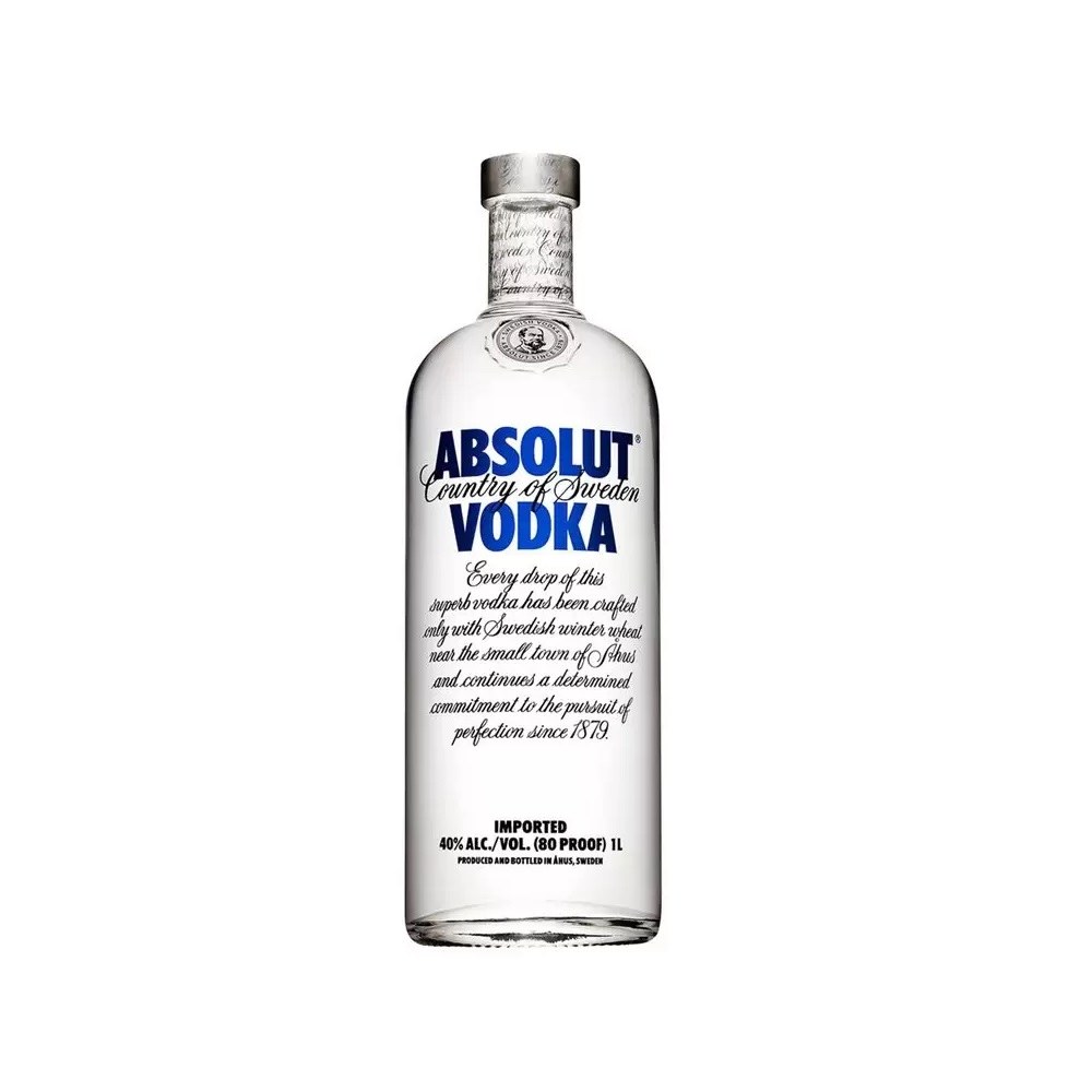 Vodka Absolut Natural 1000ml