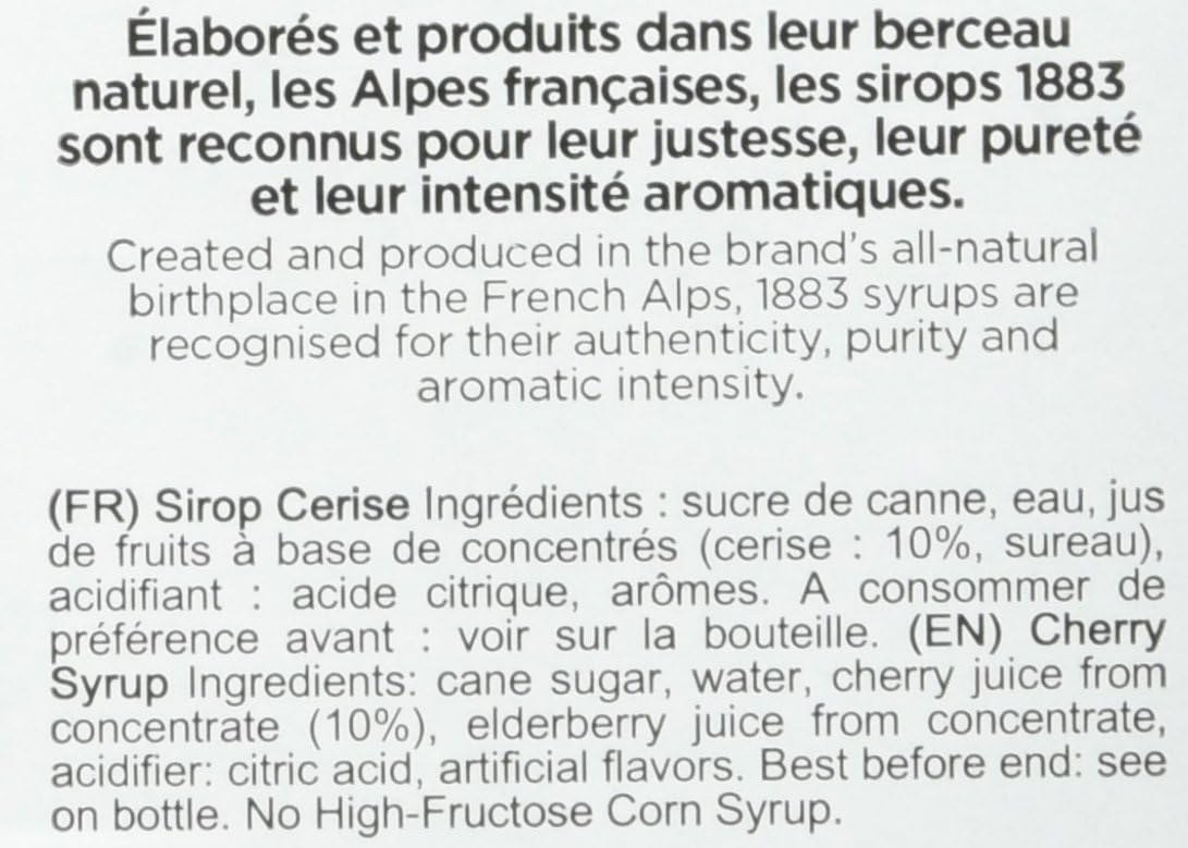 Xarope 1883 de Cereja 1000ml