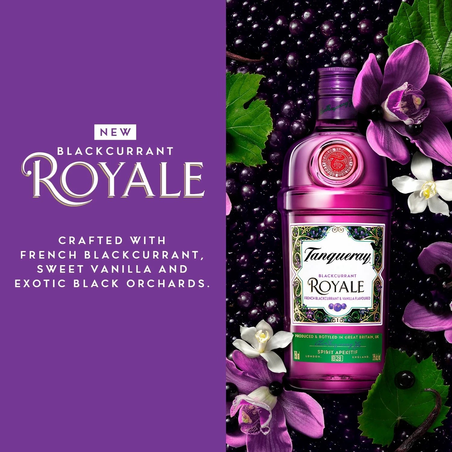Gin Tanqueray Royale Dark Berry 700ml