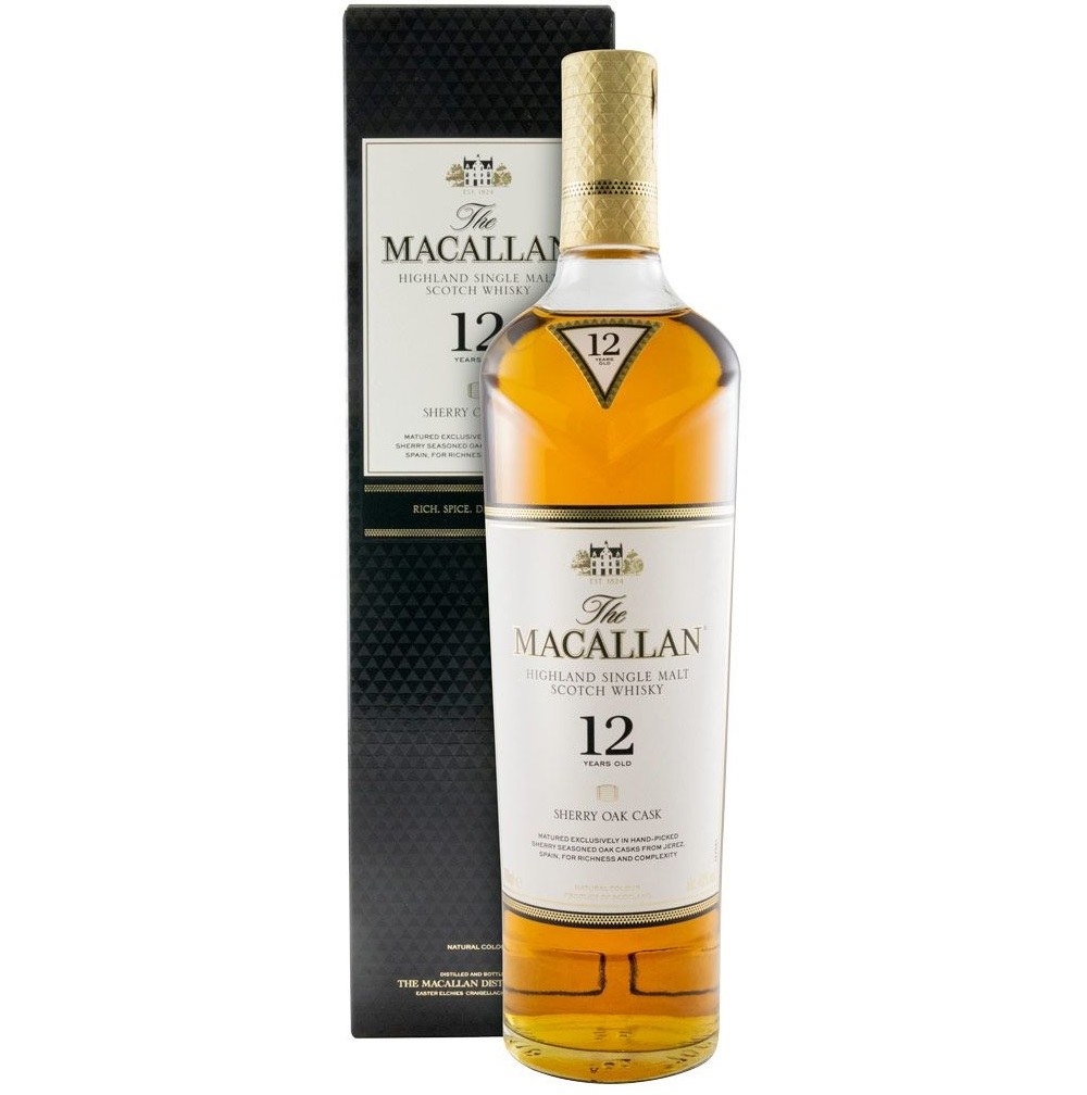 Whisky Macallan Sherry Oak 12 anos 700ml