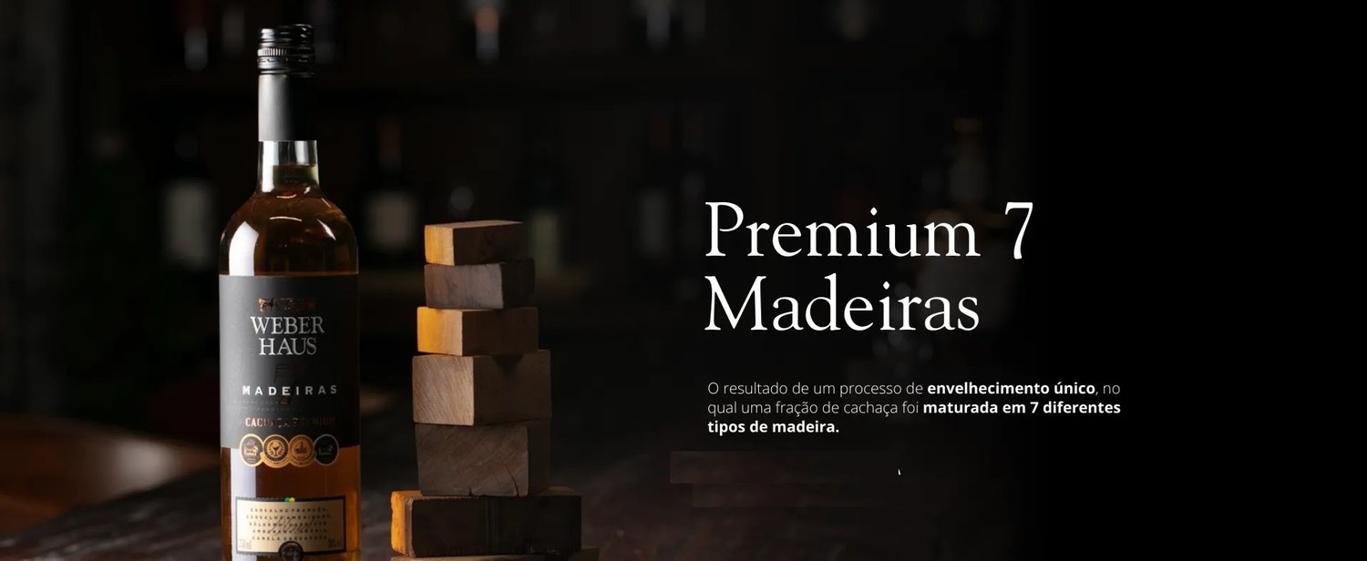Cachaca Premium Weber Haus 7 Madeiras 750ml