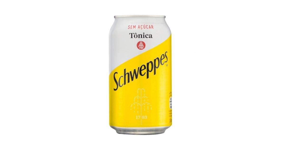 Tonica Schweppes Sem Açucar Lata 350ml