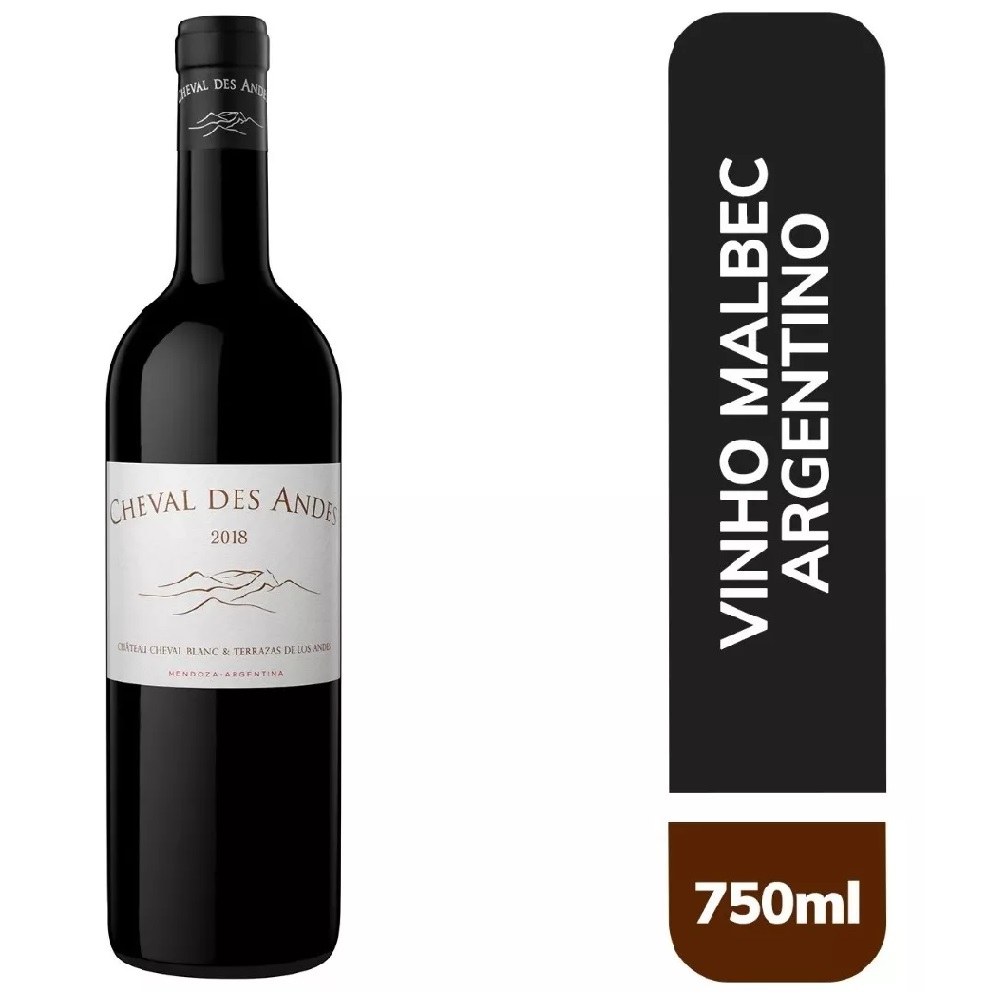Vinho Tinto Cheval des Andes 750ml