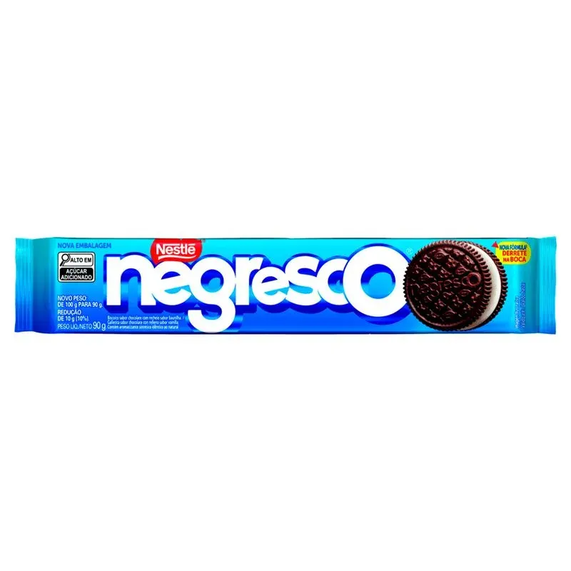 Biscoito Nestle Negresco Recheado Original 90g