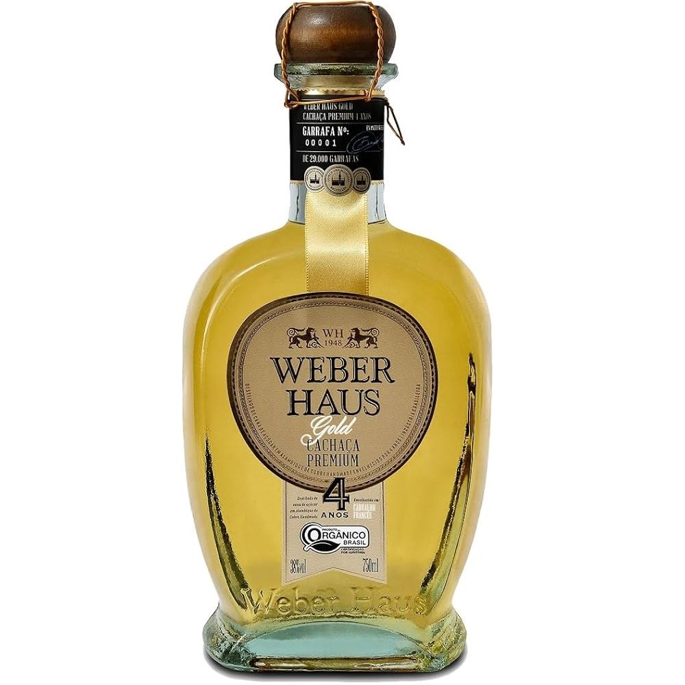 Cachaca Weber Haus Premium Gold Organica 750ml