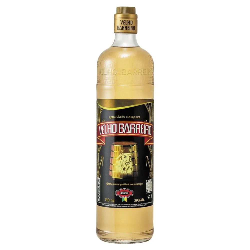 Cachaca Velho Barreiro Composto 910ml