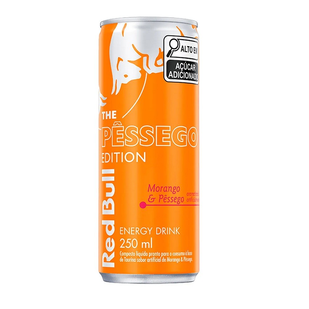 Red Bull Edition Morango e Pêssego 250ml