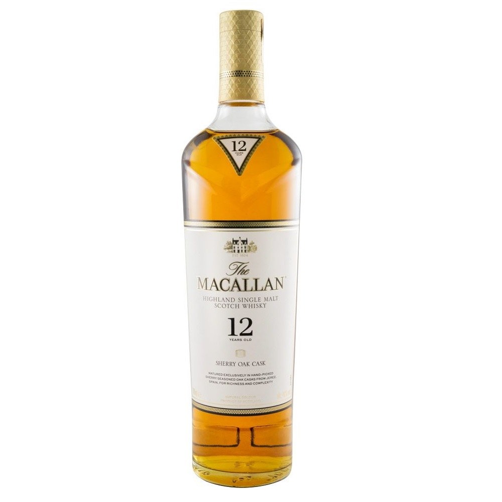 Whisky Macallan Sherry Oak 12 anos 700ml