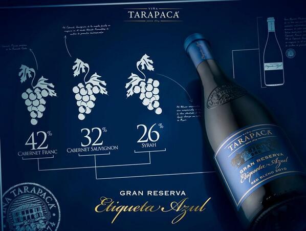 Vinho Tarapaca Gran Reserva Etiqueta Azul 750ml