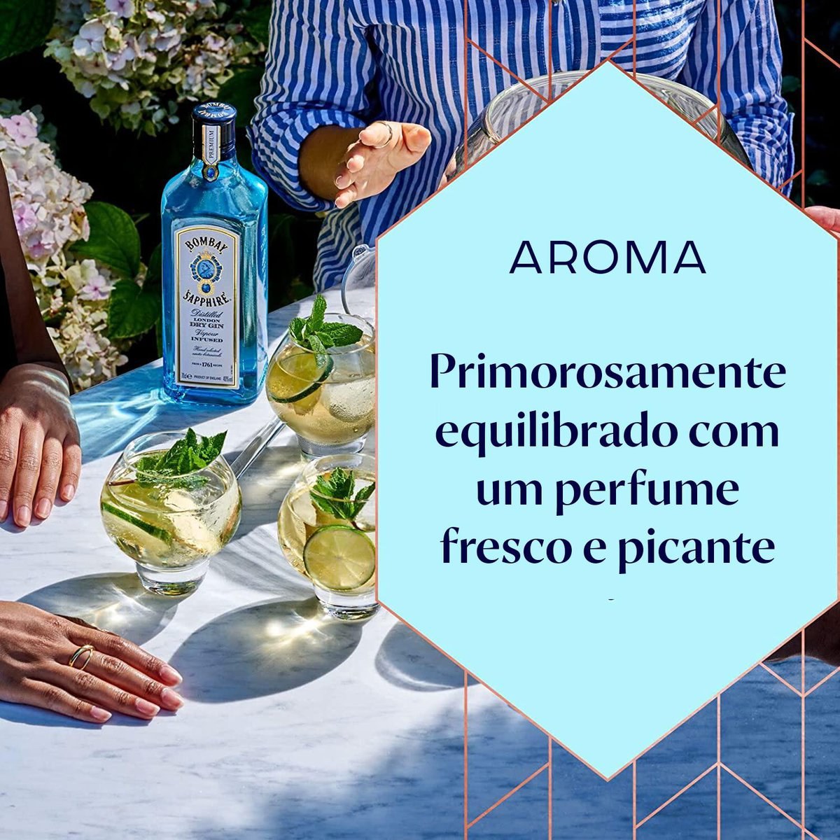 Gin Bombay Sapphire Dry 750 ml