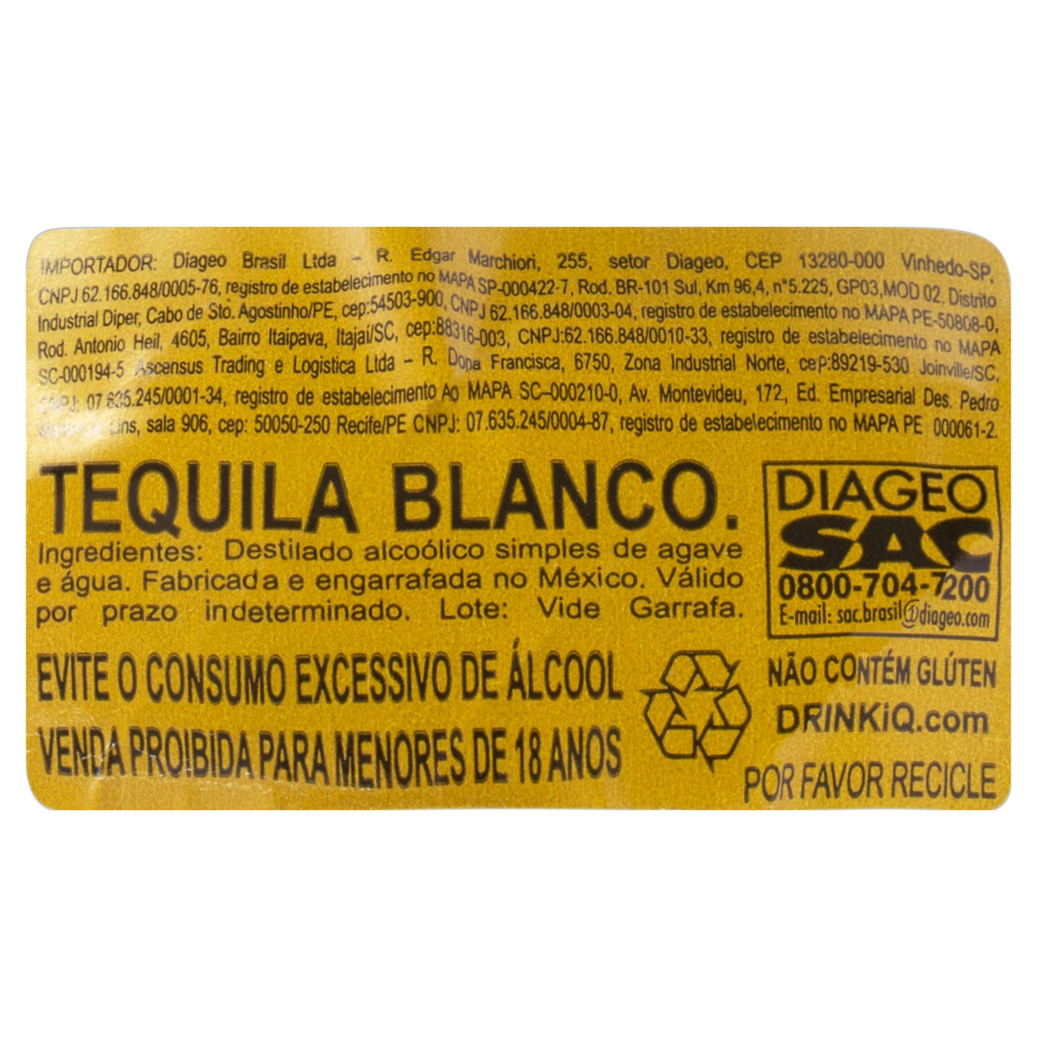 Tequila Don Julio Blanco 750ml