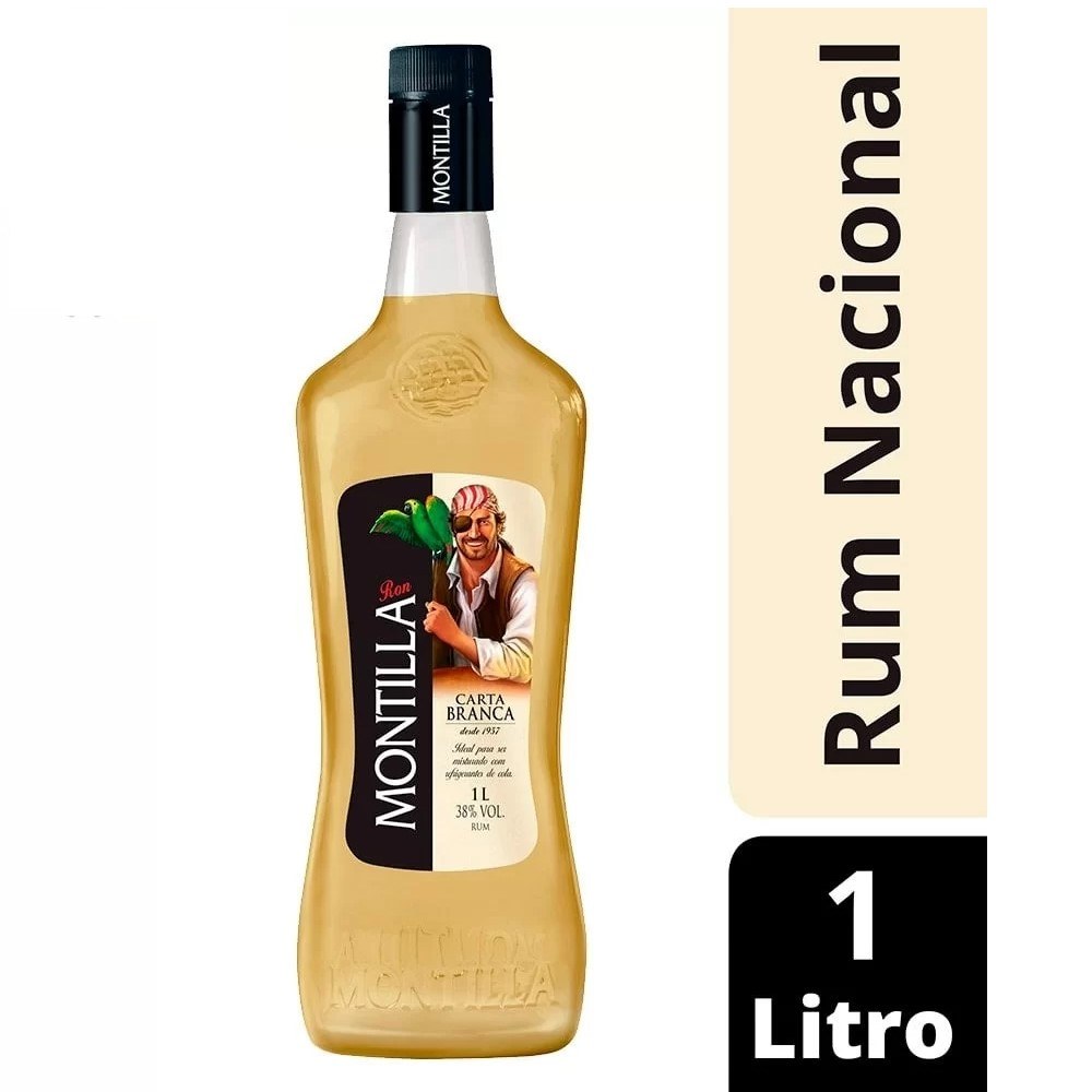 Rum Montilla Carta Branca 1000ml
