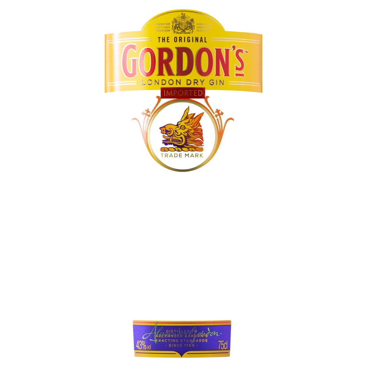 Gin Gordons 750ml