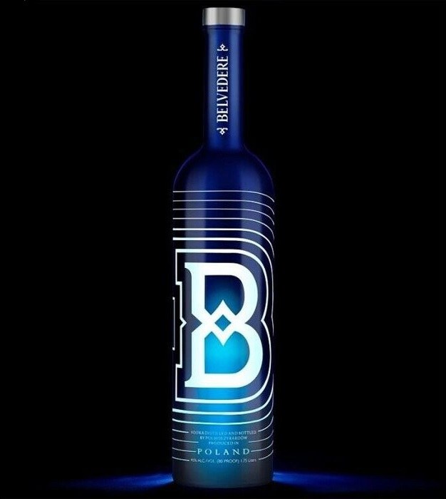 Vodka Belvedere Bottle Luminous Limited Edition 1750 ml
