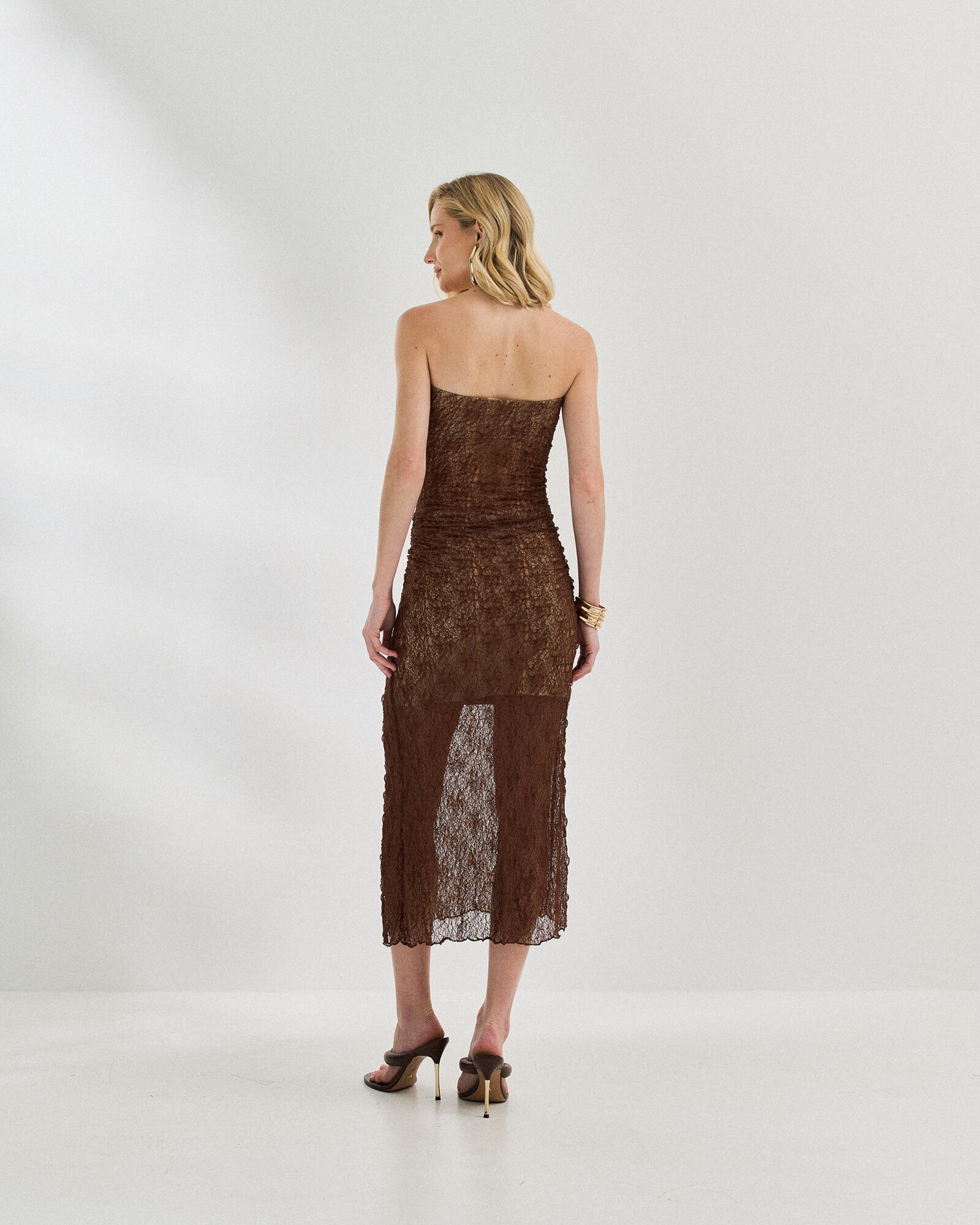 VESTIDO SEM ALCA RENDA — foto 16