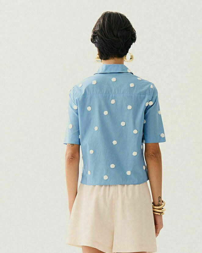 CAMISA MEIA MANGA TEXTURIZADA POA — foto 5