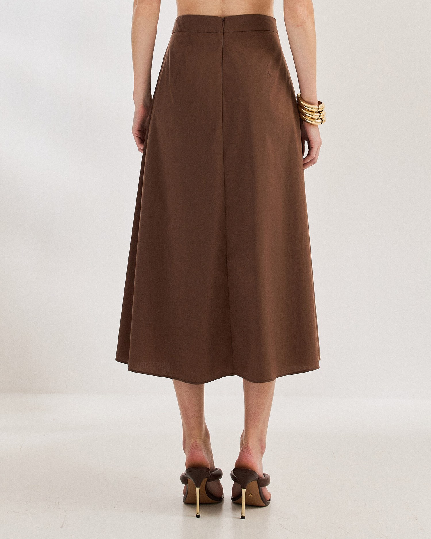 SAIA MIDI COTTON EVASE — foto 23