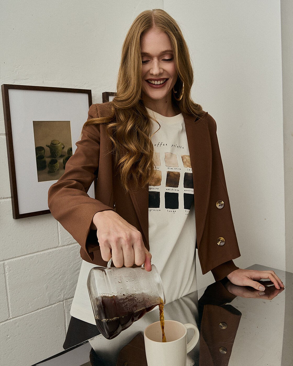 T-SHIRT MALHA DETALHE CORDONE — foto 4