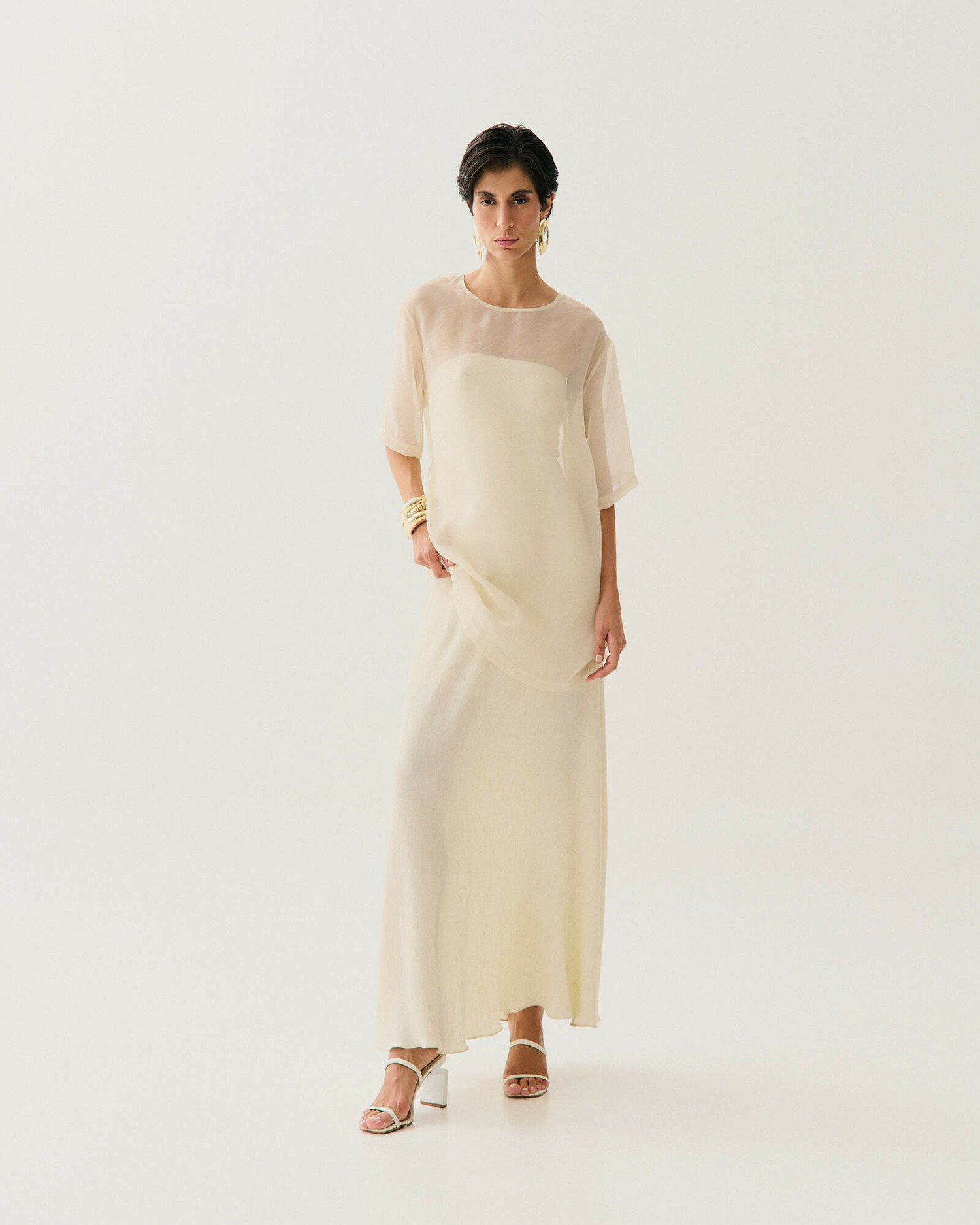 T-SHIRT OVERSIZED TRANSPAR MGA MED (PROMO) — foto 10