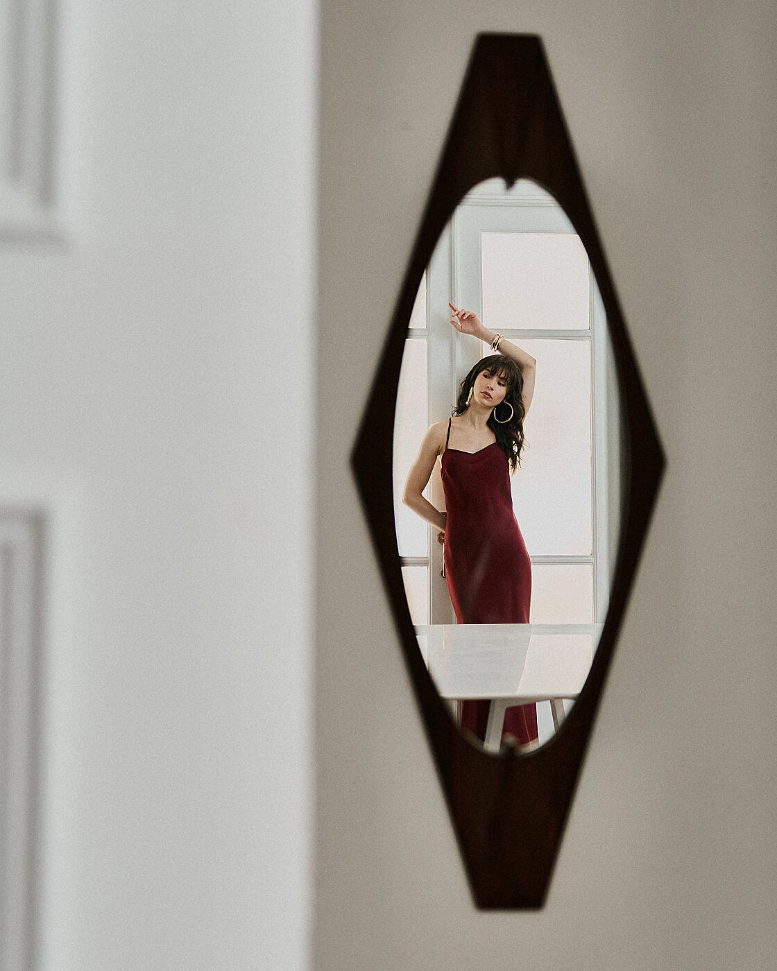 VESTIDO SLIP DRESS ALCA DUPLA — foto 3