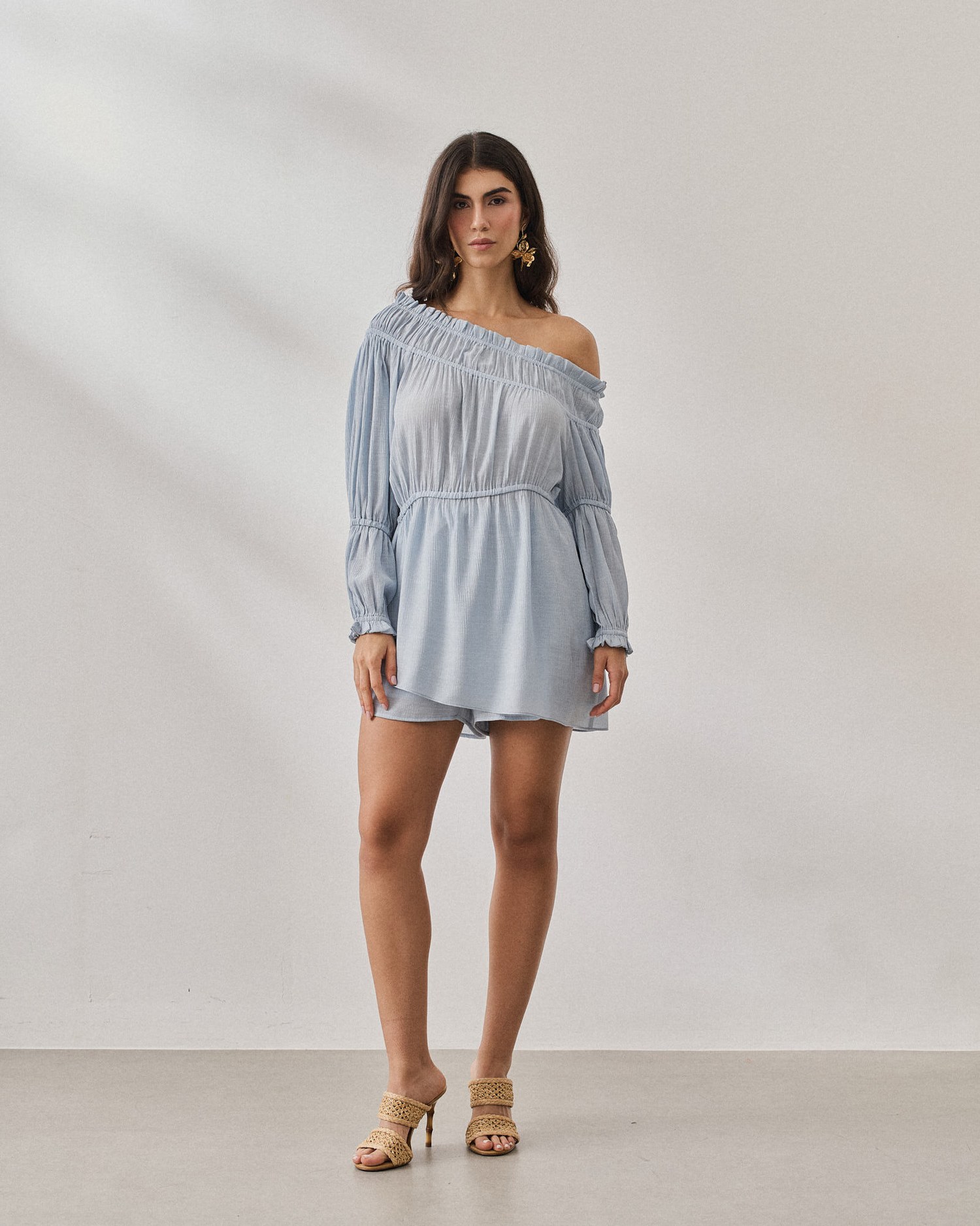 BLUSA BATA OMBRO FRANZIDO — foto 9