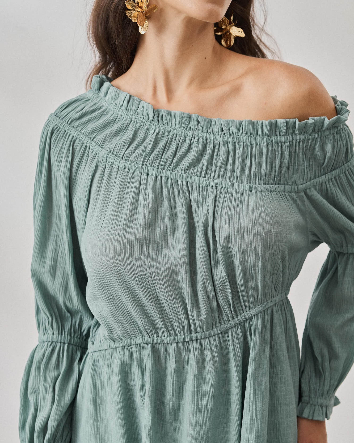 BLUSA BATA OMBRO FRANZIDO — foto 18