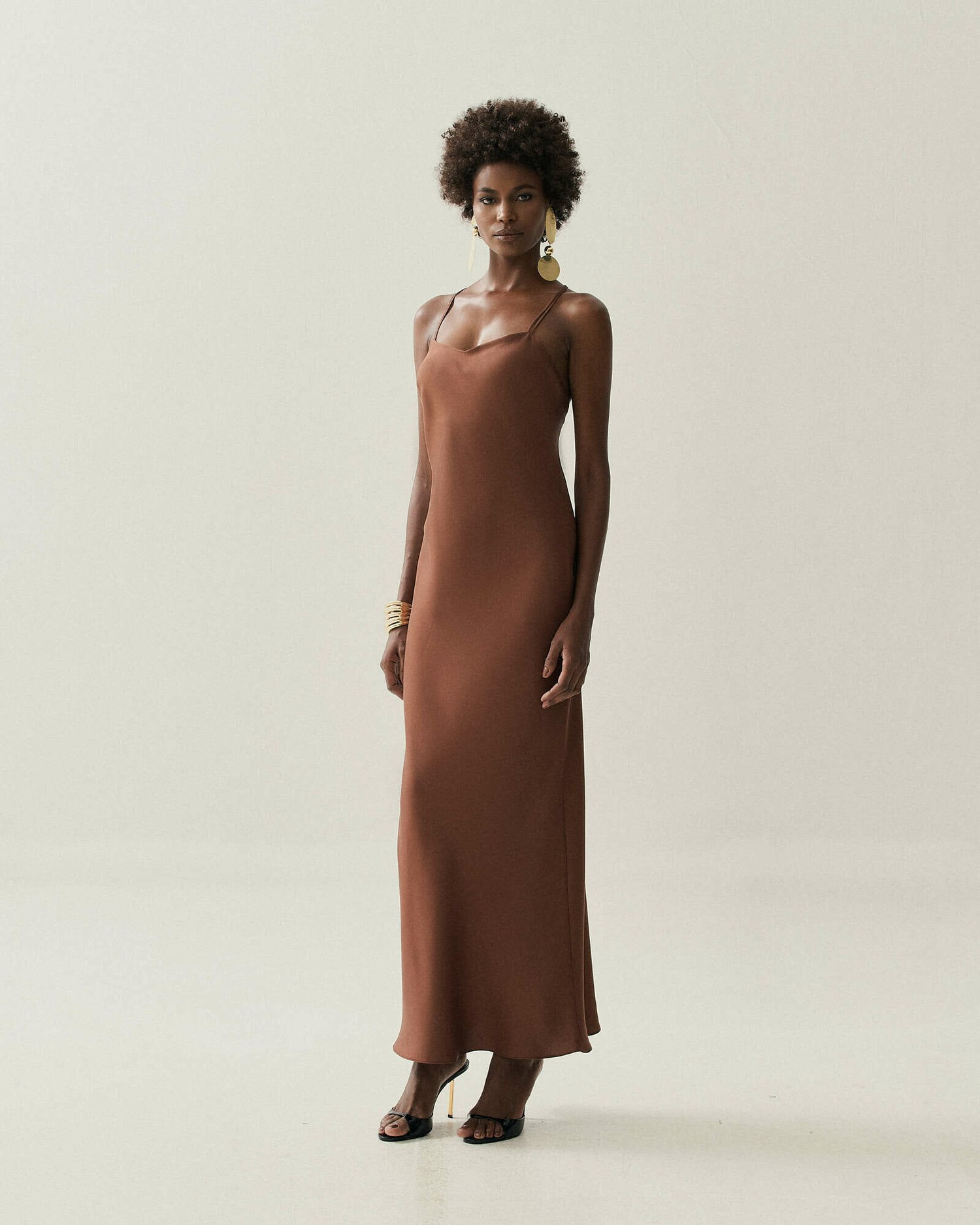 VESTIDO SLIP DRESS ALCA DUPLA — foto 6