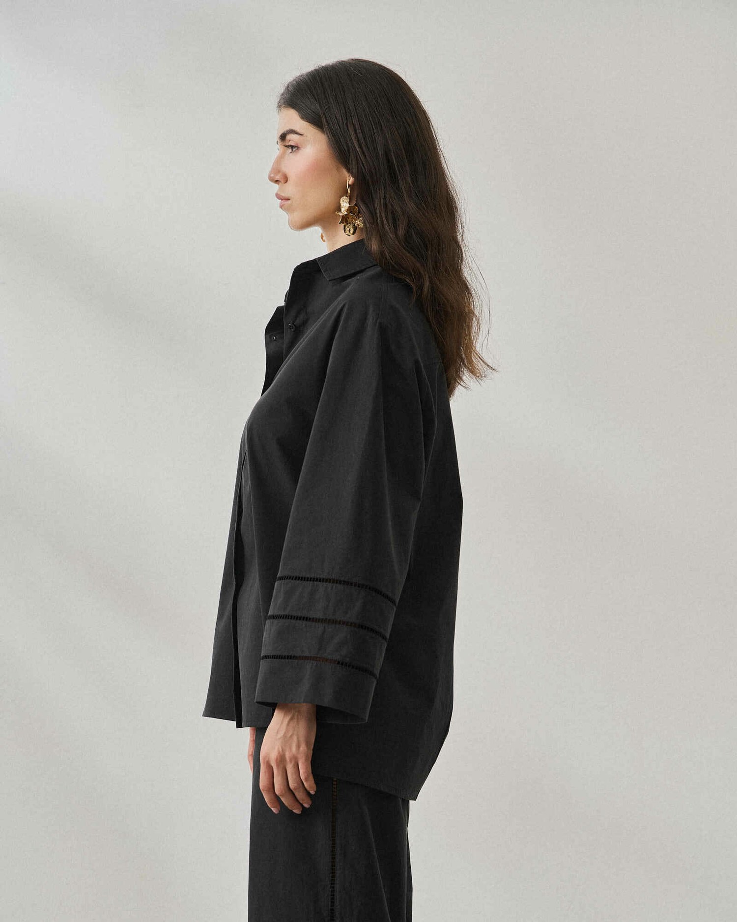 CAMISA ALGODAO DETALHE RENDA — foto 11