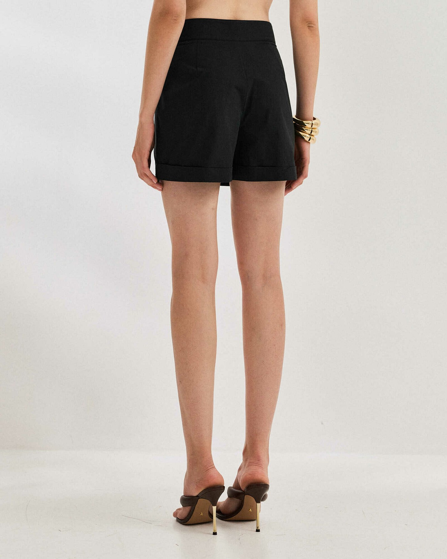 SHORTS DE ALGODAO COM PREGA DUPLA — foto 18