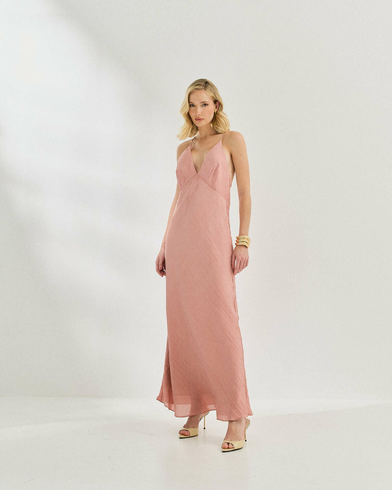 VESTIDO SLEEP DREES DECOTE V ACETINADO — foto 14