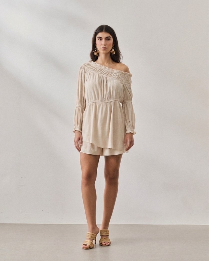 BLUSA BATA OMBRO FRANZIDO — foto 14